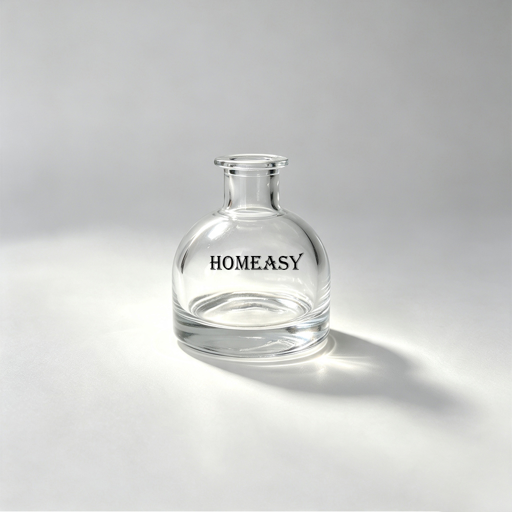 Home Fragrance Reed Diffuser Refill - Bottiglia in Vetro Vuota Semirotonda da