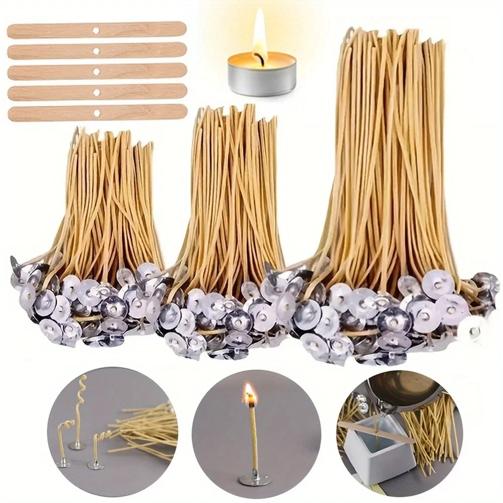 Beeswax Taper Candle - Stoppini per candele 50 pezzi Stoppino