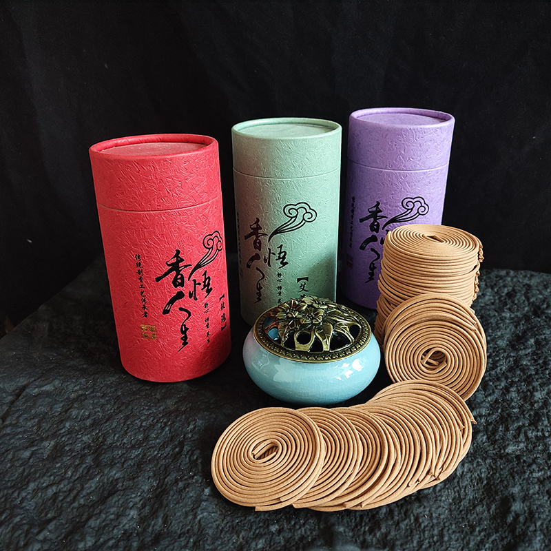 Smokeless Incense Stick - 120 Piatto/scatola Legno di Sandalo Naturale