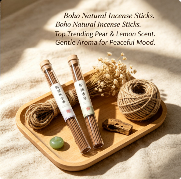 Home Fragrance For Sale - Set di Bastoncini d'Incenso Naturale in