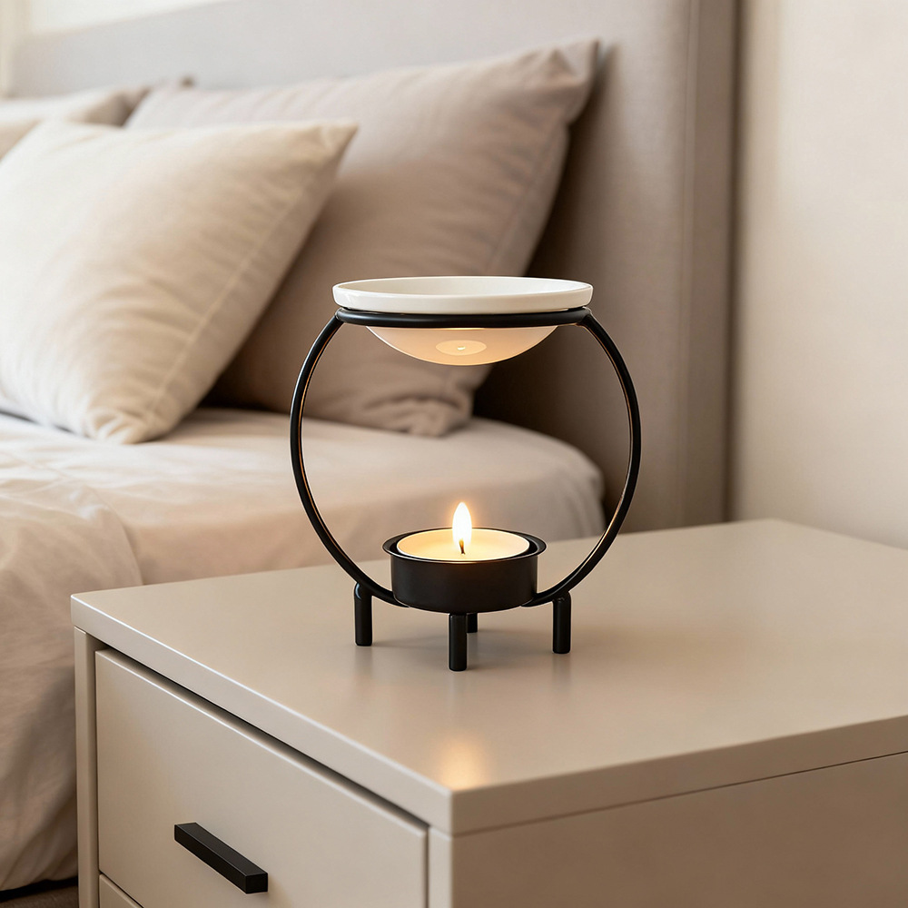 Home Fragrance Oils For Oil Burners - Portacandele in Ferro Creativo per Aromaterapia,