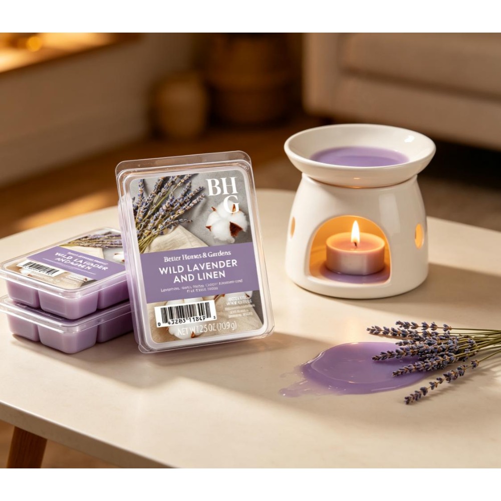 Home Fragrance Linen - Cubetti di Cera Profumata 2.5oz, Fragranza