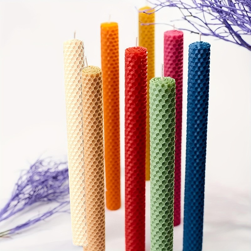 Beeswax Taper Candle - 18/27 Candele a Colonna in Cera