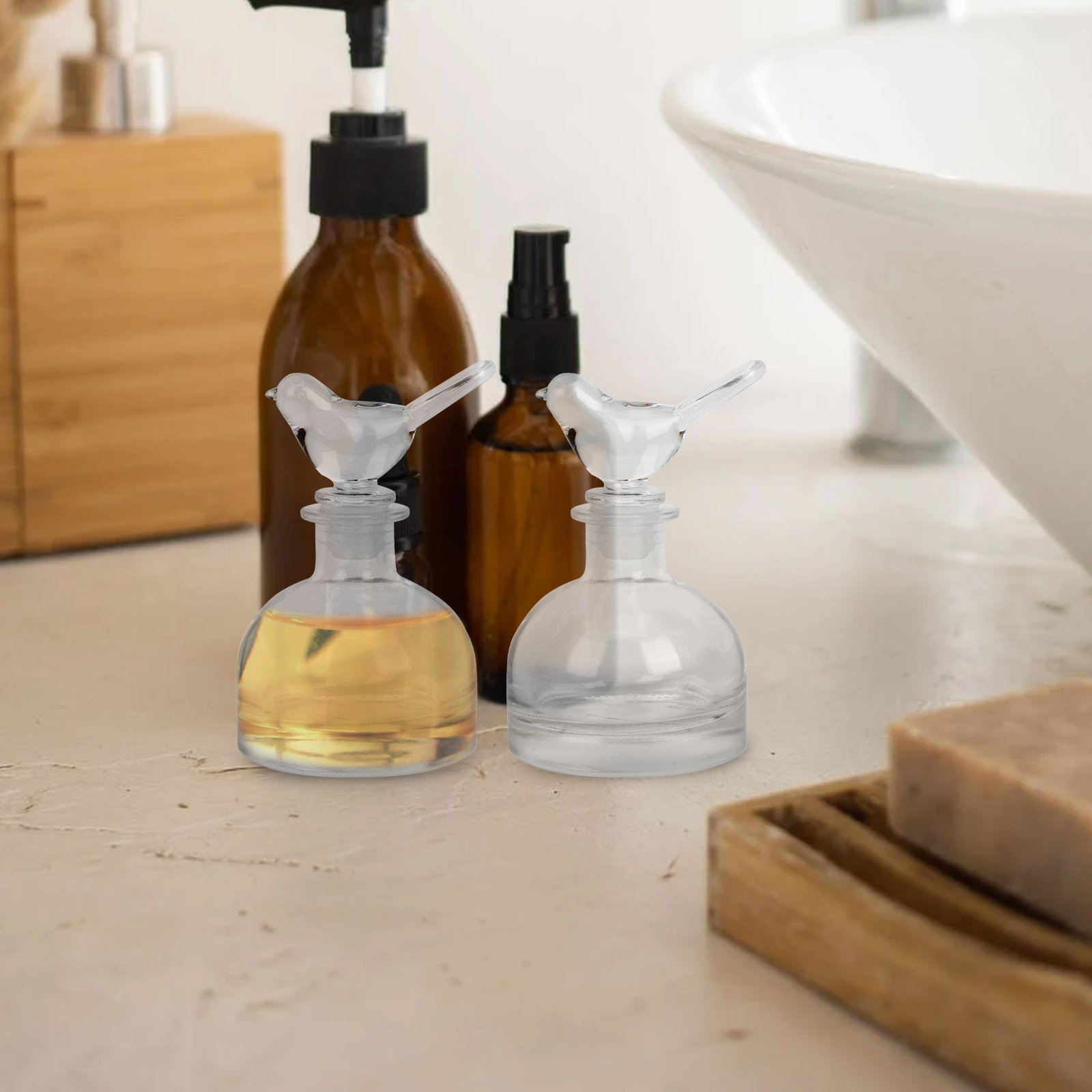 2 bottiglie di profumo in vetr - Home Fragrance Usa recensione e prezzo