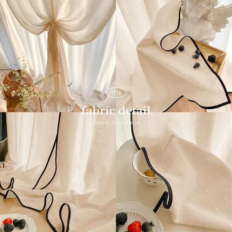 Tende in garza di lino con bor - Home Fragrance Linen recensione e prezzo